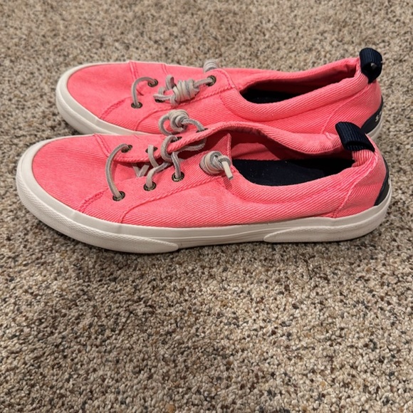Sperry Top Sider Hot Pink Size 8 EUC - Picture 2 of 6